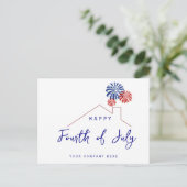 7月4日インディペンデンスデイリアルティハウス ポストカード (スタンド正面)