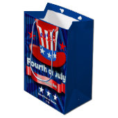 7月4日インディペンデンスデイ抱き枕 ミディアムペーパーバッグ (正面アングル)