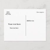 7月4日インディペンデンスデイ招待状はがき インビテーションポストカード (裏面)