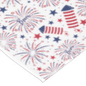 7月4日インディペンデンスデイBBQお祝い テーブルクロス (アングル)
