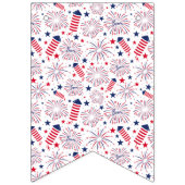 7月4日インディペンデンスデイBBQお祝い バンティングフラッグ (第2の旗)