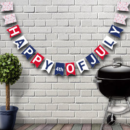 7月4日インディペンデンスデイBBQお祝い バンティングフラッグ