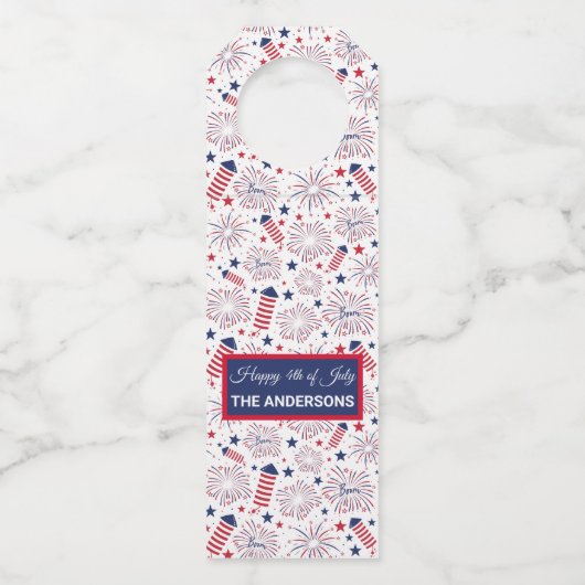 7月4日インディペンデンスデイBBQお祝い ボトルネックタグ (裏面)