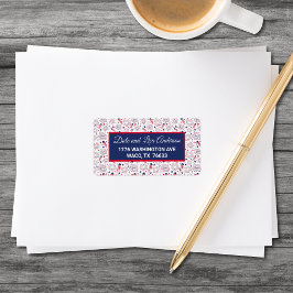 7月4日インディペンデンスデイBBQお祝い ラベル