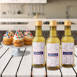 7月4日インディペンデンスデイBBQお祝い ワインラベル