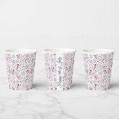 7月4日インディペンデンスデイBBQお祝い 紙コップ