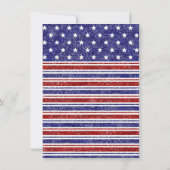 7月4日インディペンデンスデイBbqパーティーデザイン 招待状 (裏面)