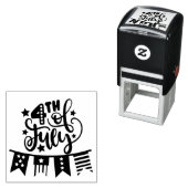 7月4日インディペンデンスデー国旗 セルフインキングスタンプ (インサイチュ)