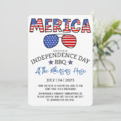 7月4日インディペンデンスデーBBQパーティー 招待状 (スタンド正面)