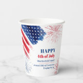 7月4日インディペンデンスファミリー懇親会 紙コップ (裏面)