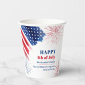 7月4日インディペンデンスファミリー懇親会 紙コップ (正面)