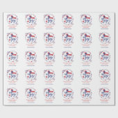 7月4日インディペンデンス実在デイエステートカスタム ラッピングペーパー (フラット)