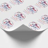 7月4日インディペンデンス実在デイエステートカスタム ラッピングペーパー (角)