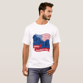 7月4日インディペンデンス祝自由スタイル! Tシャツ (正面フル)