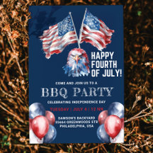 7月4日イーグルアメリカ国旗BBQパーティー