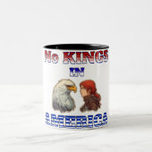 7月4日イーグルアメリカ愛国心 ツートーンマグカップ (中央)