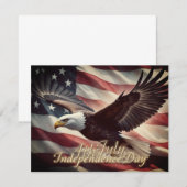 7月4日イーグル米州旗 (正面/裏面)