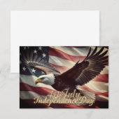 7月4日イーグル米州旗 (正面/裏面)