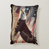 7月4日イーグル米州旗 アクセントクッション (裏面(縦))