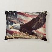 7月4日イーグル米州旗 アクセントクッション (裏面)
