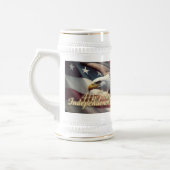 7月4日イーグル米州旗 ビールジョッキ (左)