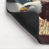 7月4日イーグル米州旗 マウスパッド (コーナー)