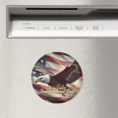 7月4日イーグル米州旗 マグネット (インサイチュ (食洗機))