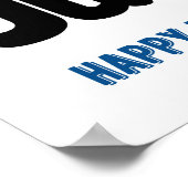 7月4日ウィンドウの標識で閉じる ポスター (角)