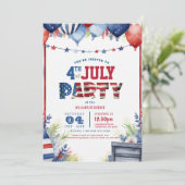 7月4日エレガントパーティーIバルーン2 招待状 (スタンド正面)