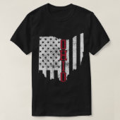 7月4日オハイオ州米国国旗の州ヴィンテージ Tシャツ (デザイン正面)