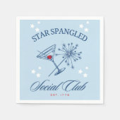 7月4日カクテルナプキン スタンダードカクテルナプキン (正面)