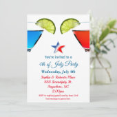 7月4日カクテルパーティの招待状 招待状 (スタンド正面)
