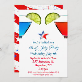 7月4日カクテルパーティの招待状 招待状