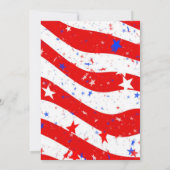 7月4日カクテルパーティーの招待状 招待状 (裏面)