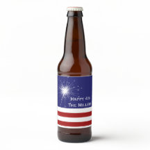 7月4日カスタマイズ可能なラベル（名前あり）