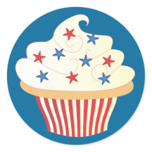 7月4日カップケーキ