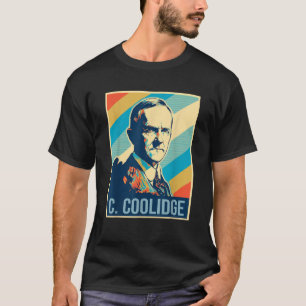 7月4日カルビン・クーリッジ大統領レトロ・パトリオ Tシャツ