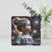 7月4日ガールウォッチング花火パーティー 招待状 (スタンド正面)