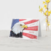 7月4日ガールフレンドに幸せ カード (黄色い花)