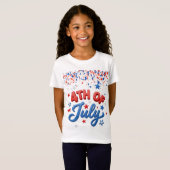 7月4日キッズTシャツ Tシャツ (正面フル)