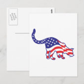 7月4日キティ・キャッツ ポストカード (正面/裏面)