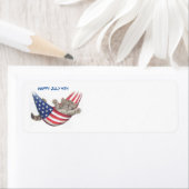 7月4日キャット差出人住所ラベル ラベル (インサイチュ)