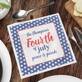 7月4日キュートサマーカスタム スタンダードランチョンナプキン