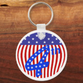 7月4日キーチェーン キーホルダー (正面)