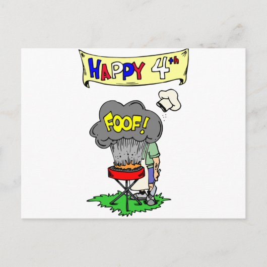 7月4日クックアウト ポストカード (正面)