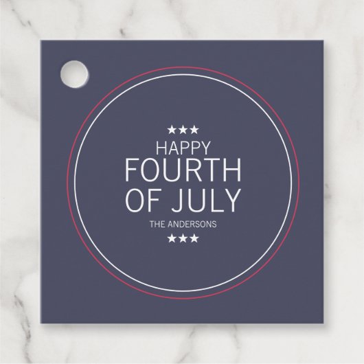 7月4日クラシック独立記念日 フェイバータグ (正面)