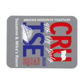 7月4日クルーズチームカスタム年 マグネット (横)