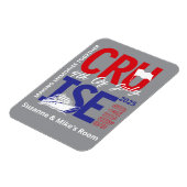 7月4日クルーズチームカスタム年 マグネット (左側)