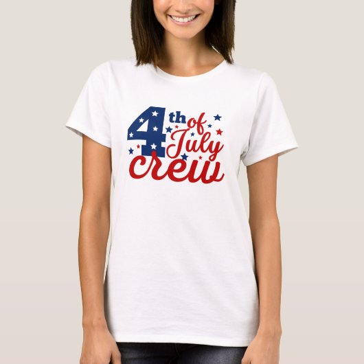 7月4日クルーTシャツ Tシャツ (正面)