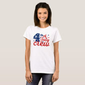 7月4日クルーTシャツ Tシャツ (正面フル)